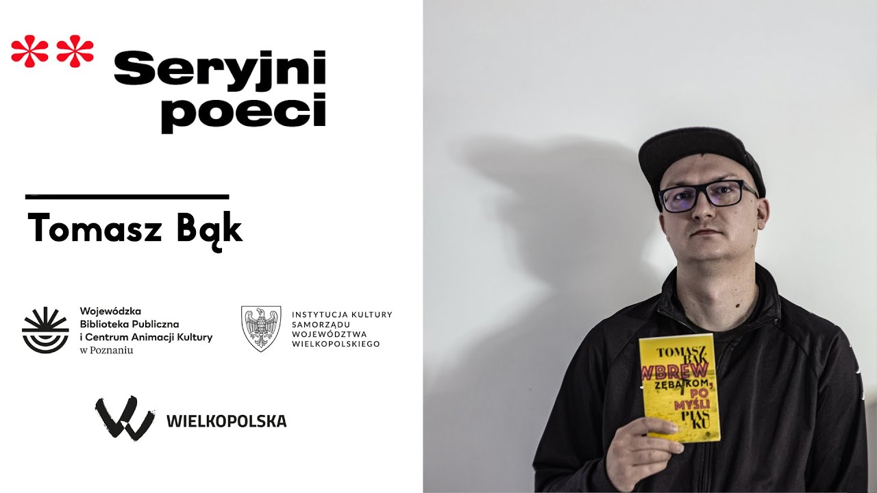 Seryjni poeci: Tomasz Bąk, „Wbrew zębatkom, po myśli piasku” (2024). Rozmawia Agnieszka Waligóra.