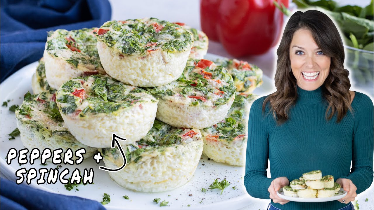 Starbucks Copycat Egg White Bites (рецепт завтрака с низким содержанием углеводов)