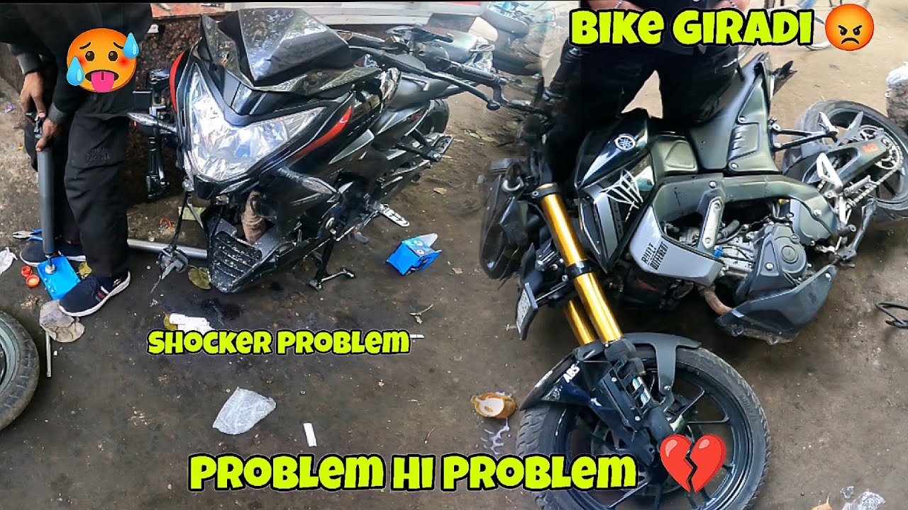 Ns Ke Shoker Tuut Gaye 😮‍💨 | MT 15 Gira Di 😡 | Problem Hi Problem 🥲 | #ns200 #chandigarh 