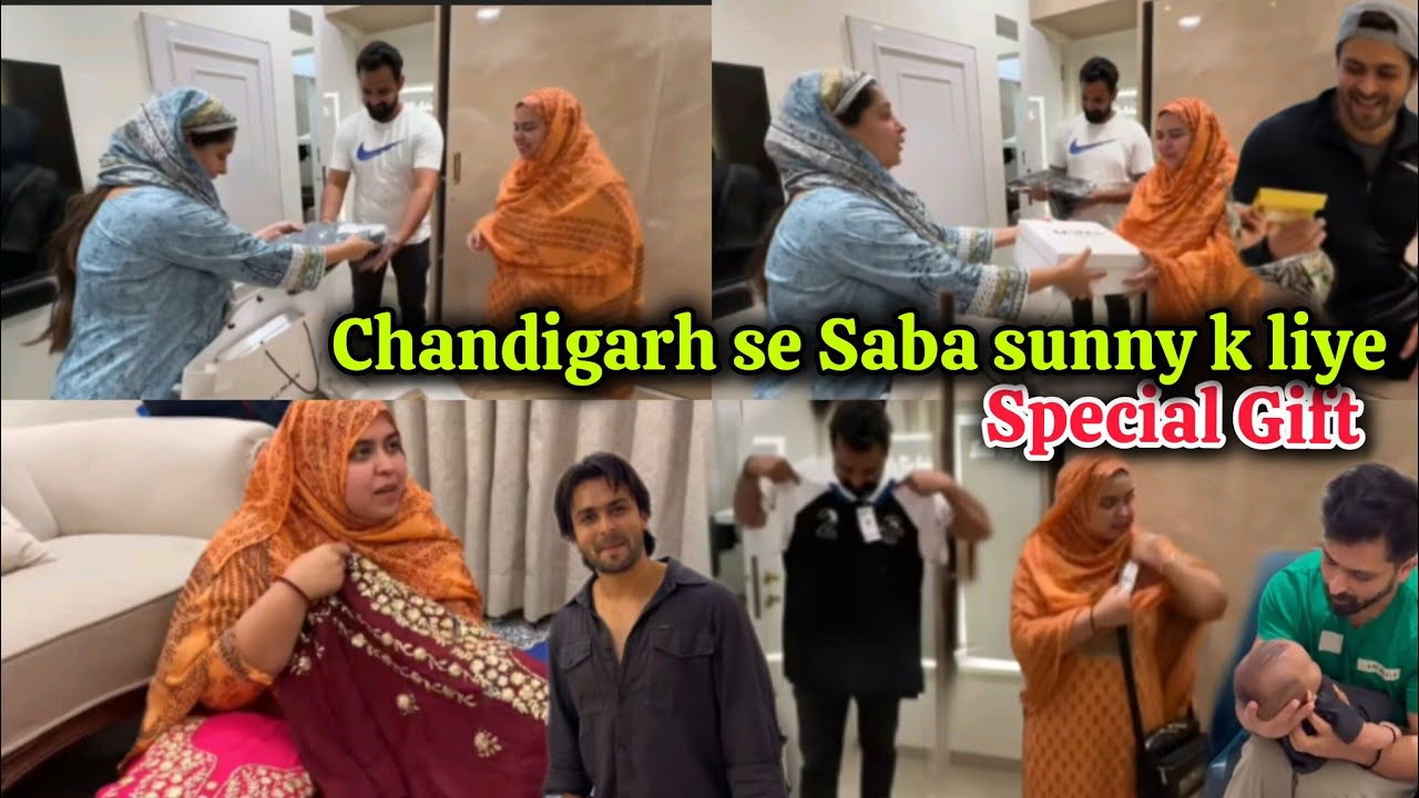 Shoaib laye chandigarh se Saba sunny k liye special gift🎁bhai ki traf se spacial gift🧧 Saba ka jahan