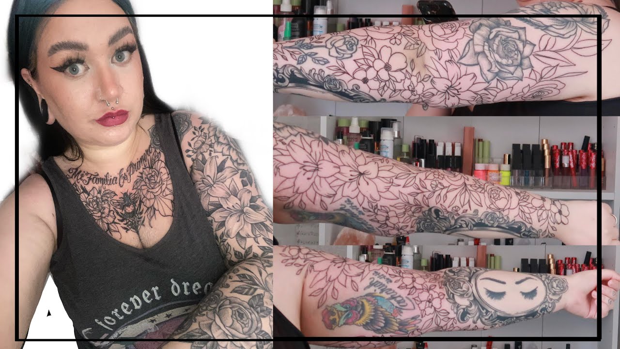 TATTOO VLOG Session On My Sleeve, My Experience | Sleeve Tattoo