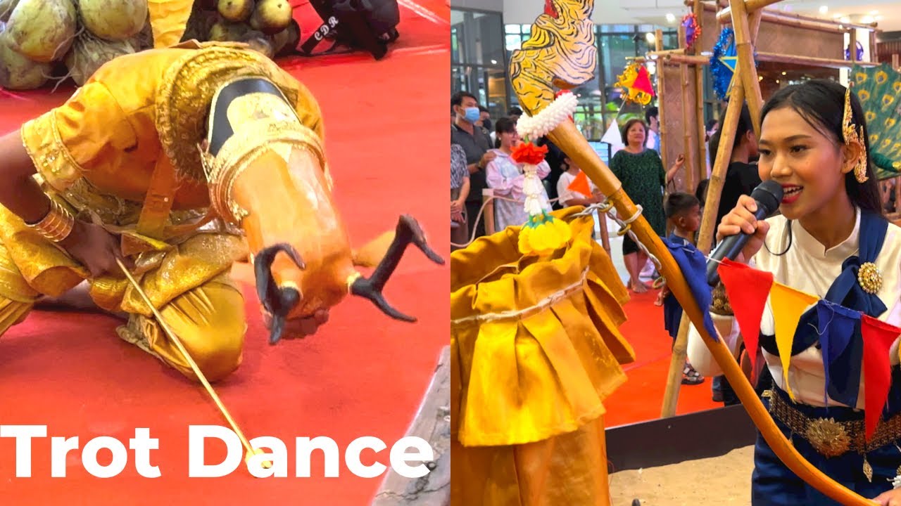 Trot Khmer Traditional Dance 2023 in Aeon Mall