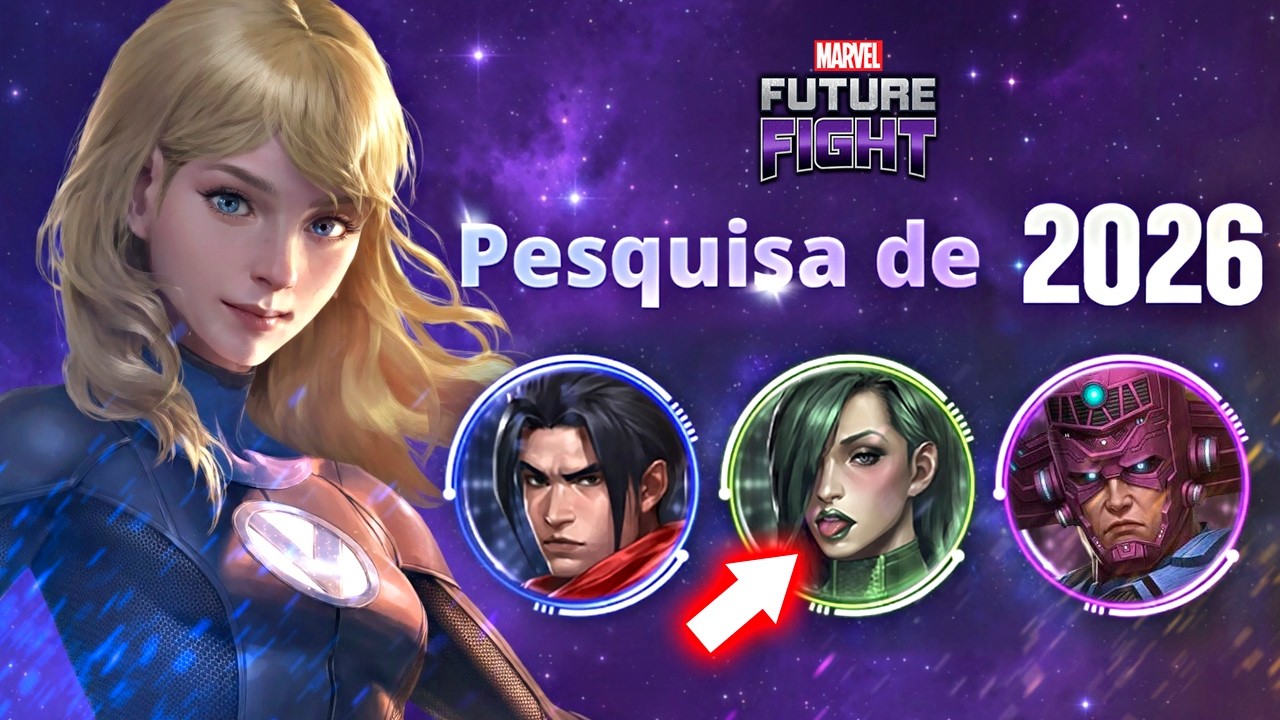 EU VOTEI ERRADO? PESQUISA DE 2026 DO #MARVELfuturefight