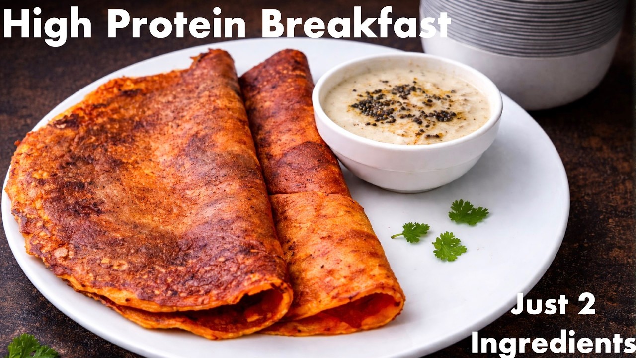 If you have 2 tomatoes try this protein rich crispy breakfast | Healthy Breakfast Recipe | nashta