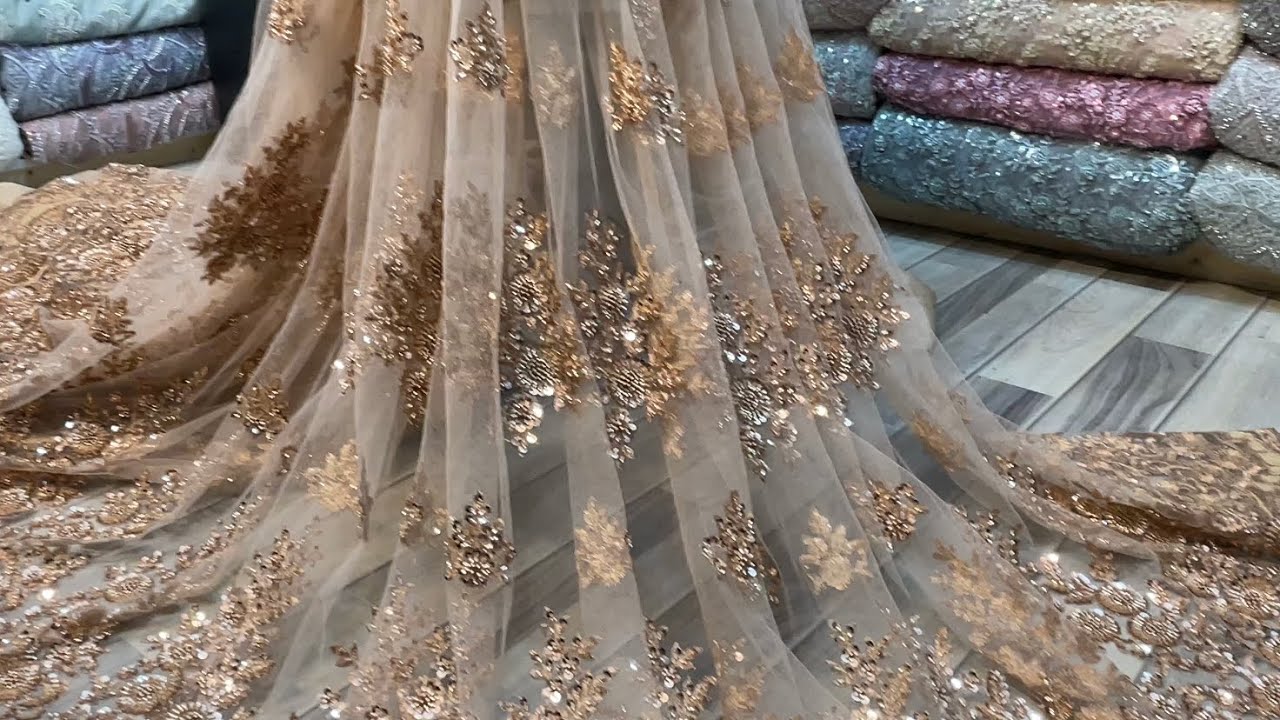 Cutdana work embroidery designs🔥😍| Mashallah Fabrics | Contact Number 00923205090475
