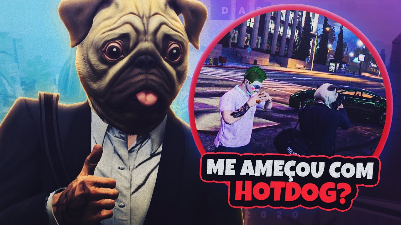 ME AMEAÇOU COM CACHORRO QUENTE! - GTA V ROLEPLAY CIDADE ALTA RP