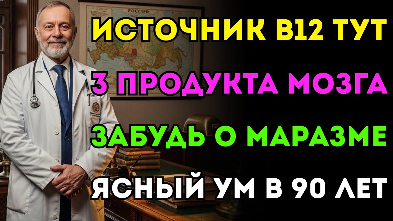 Врач: виновник плохой памяти найден! Этот витамин омолодит ваш мозг на 20 лет!