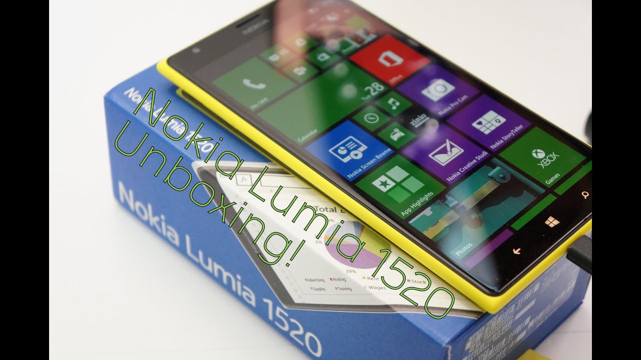 Nokia Lumia 1520 Unboxing and First Impressions (Yellow) (MyNokiaBlog)
