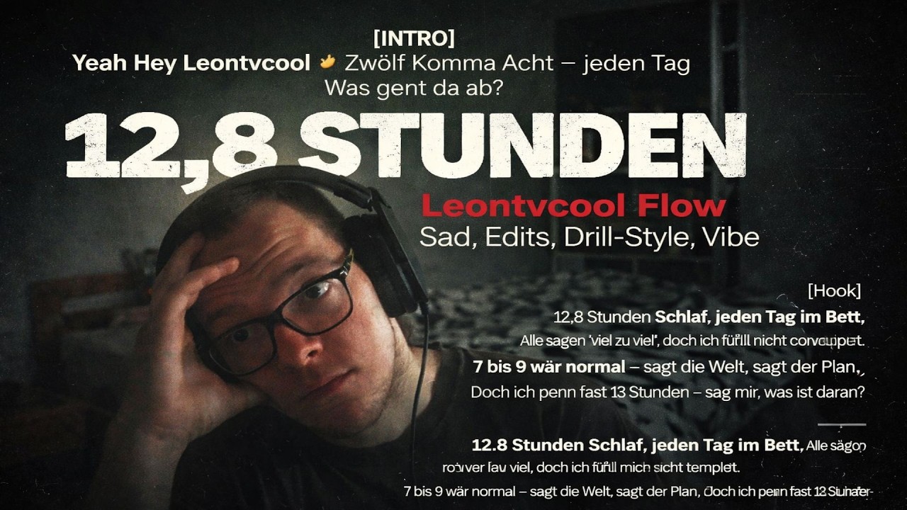 „12,8 Stunden“ – Leontvcool Flow | Official Song
