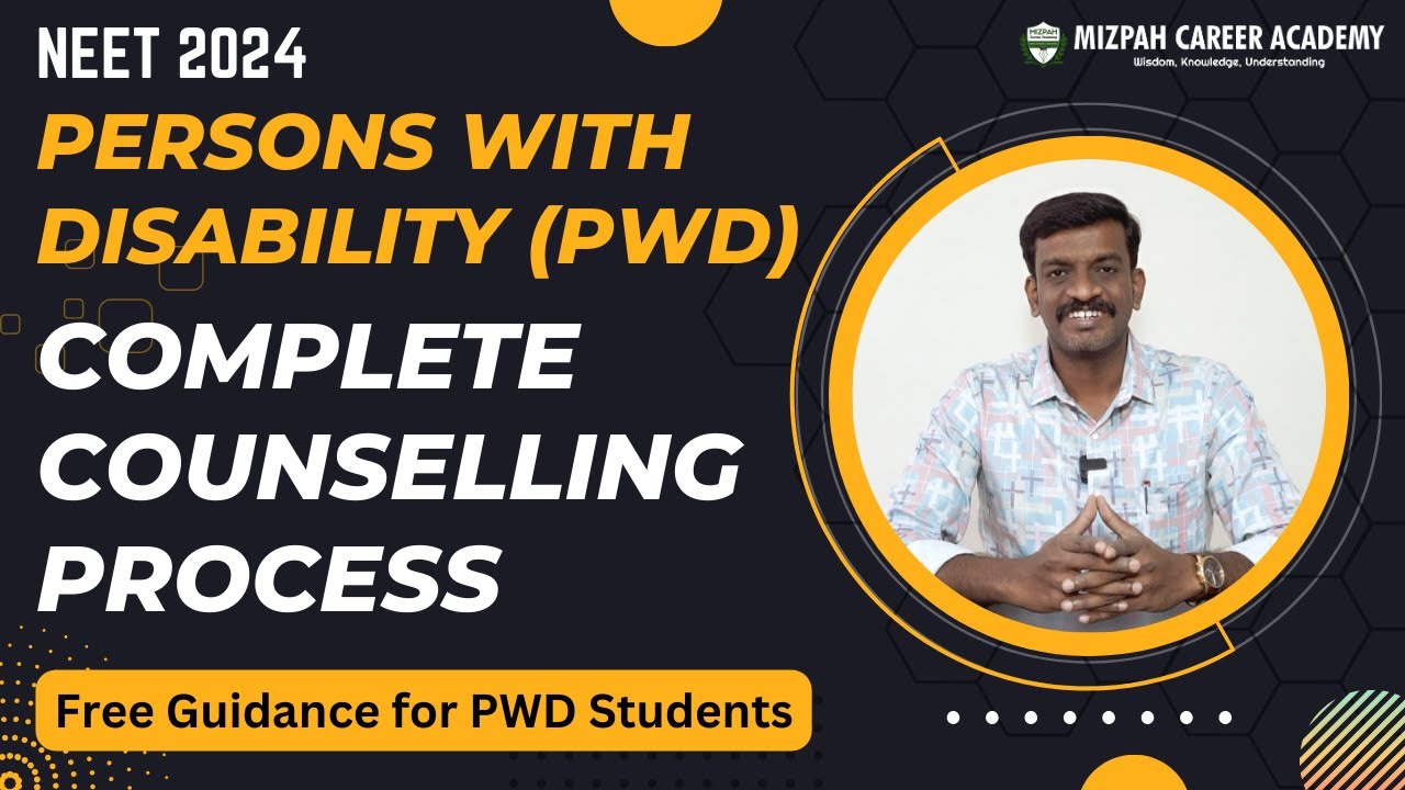 PWD Counselling Process - Medical Check Up - Special Reservation Counselling - Complete Details