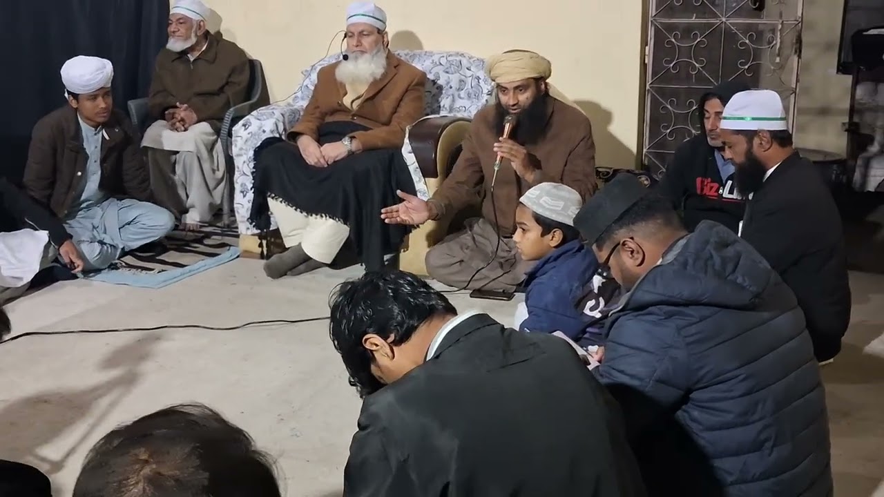 محفل ذکر و فکر صوفی اقبال غلام محمد الخیری کے گھر 