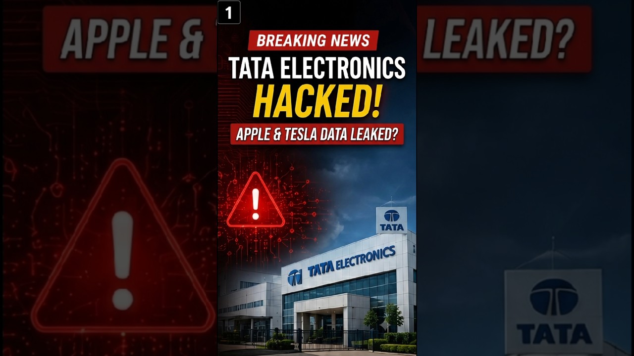 Tata Electronics Ransomware Attack 😱 | Apple & Tesla Data Leaked? | Cyber News of the Week
