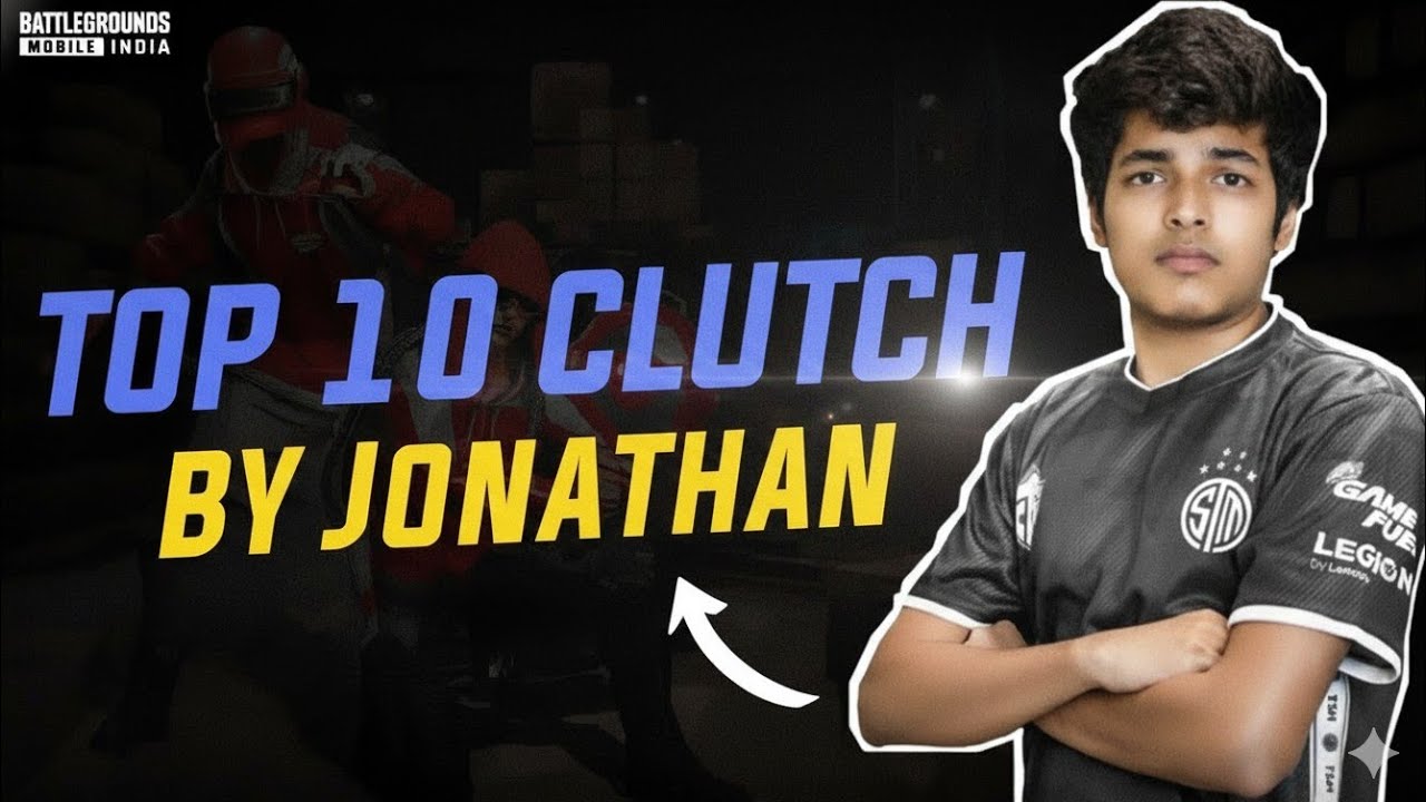Top 10 Clutch By Jonathan | Best Clutches of Jonathan Gaming in PUBG Mobile