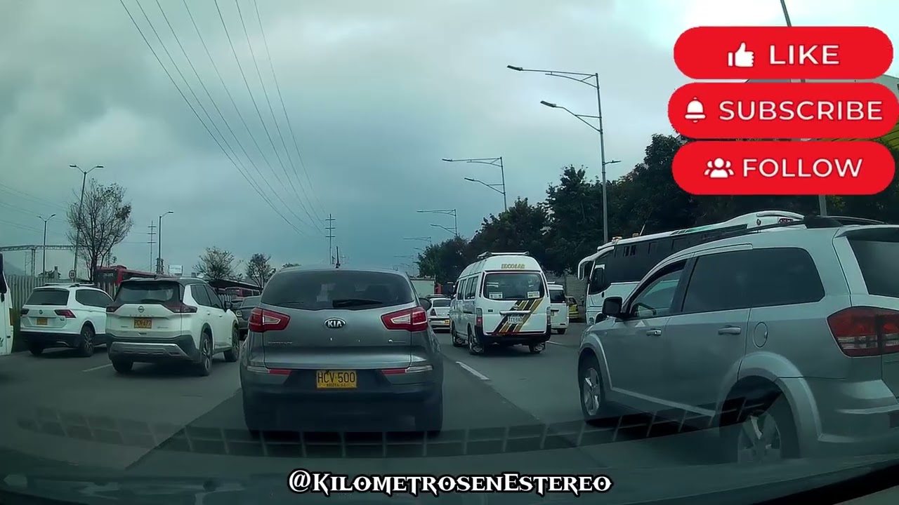 COLD MORNING BOGOTÁ 4K ❄️ | Entrando a la Ciudad Gris | Relaxing POV Drive | AI Music
