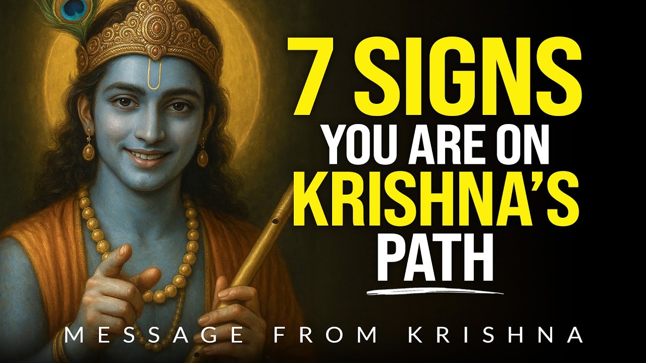 7 Signs You're on Krishna's Path (Not Your Own) | Krishna Message Now