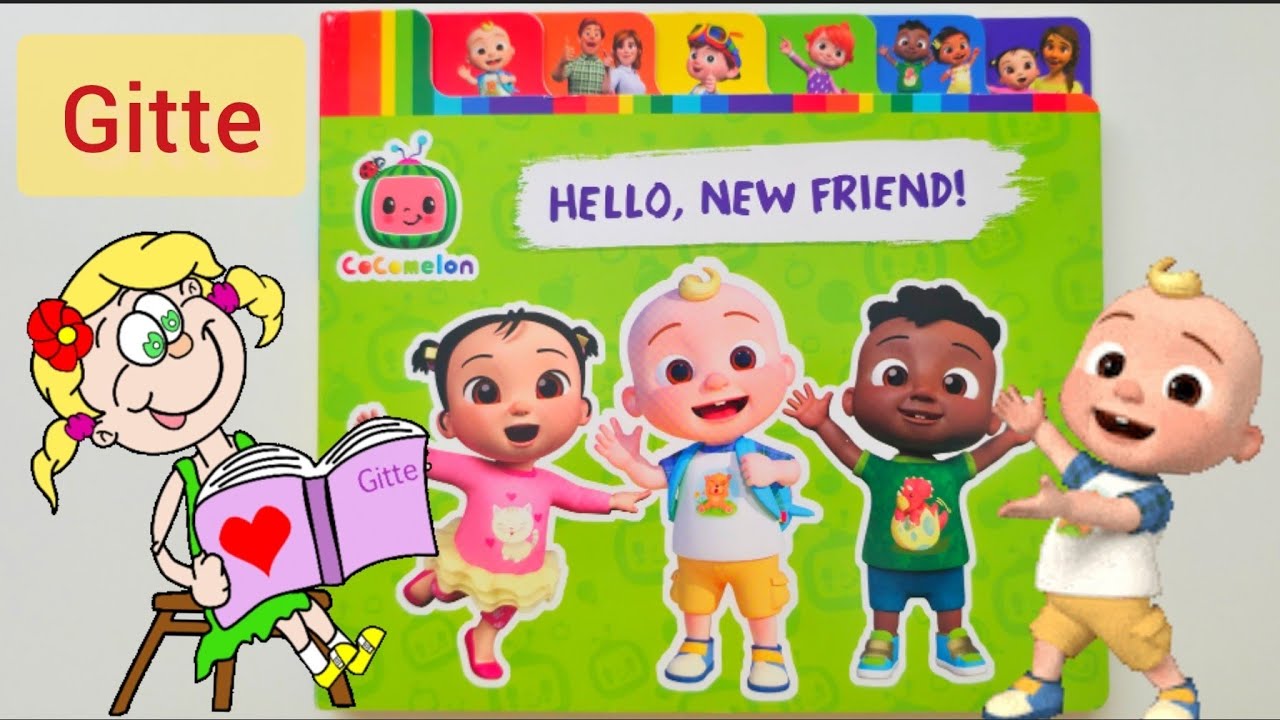 Hello, New Friend! Cocomelon Board Book | Song and Read Aloud for kids