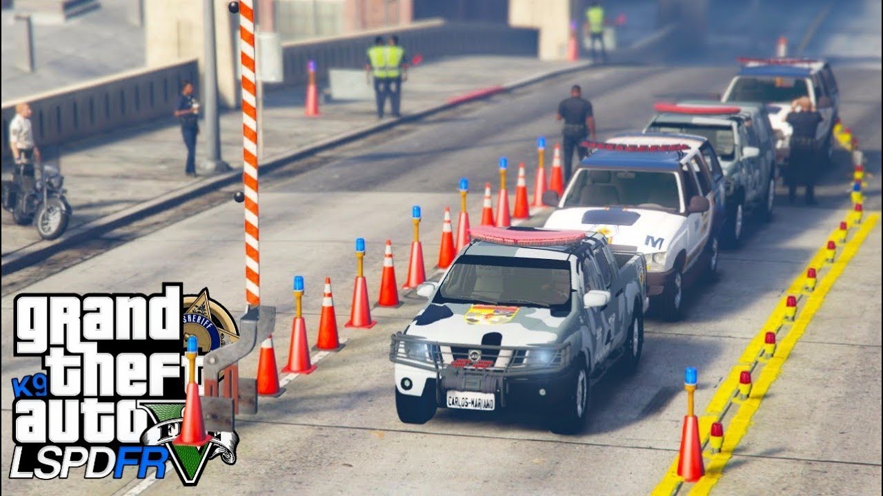 GTA V : MOD POLICIA : BLITZ POLICIAL COM A ROTAM DE BRASILIA : EP# 147