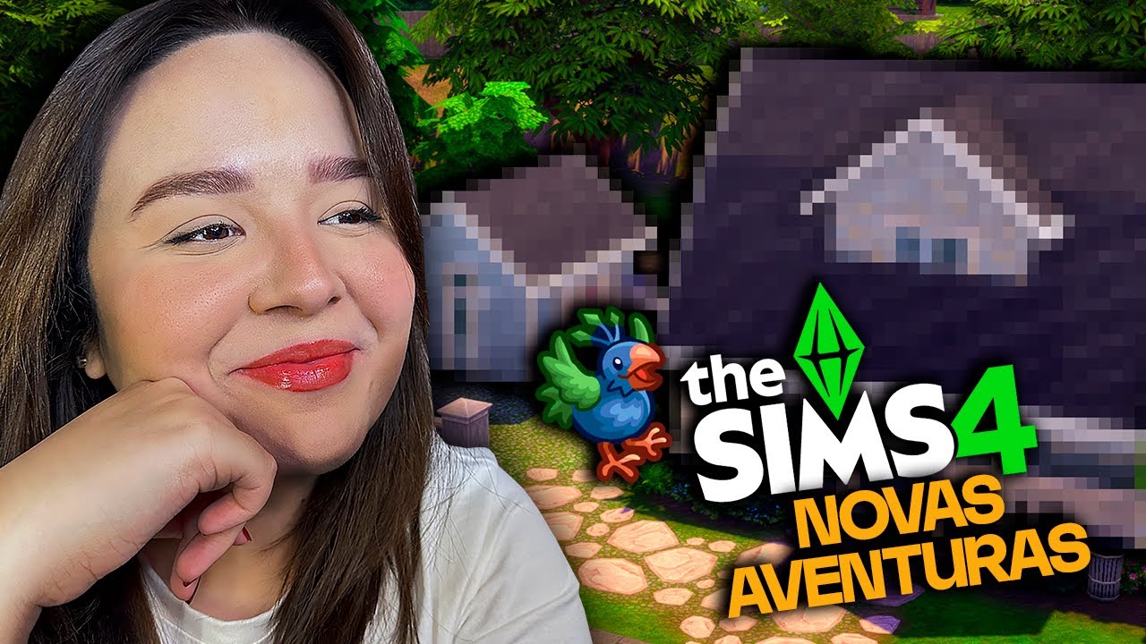 Construí uma CASA INICIAL com GARAGEM usando APENAS The Sims 4: Novas Aventuras