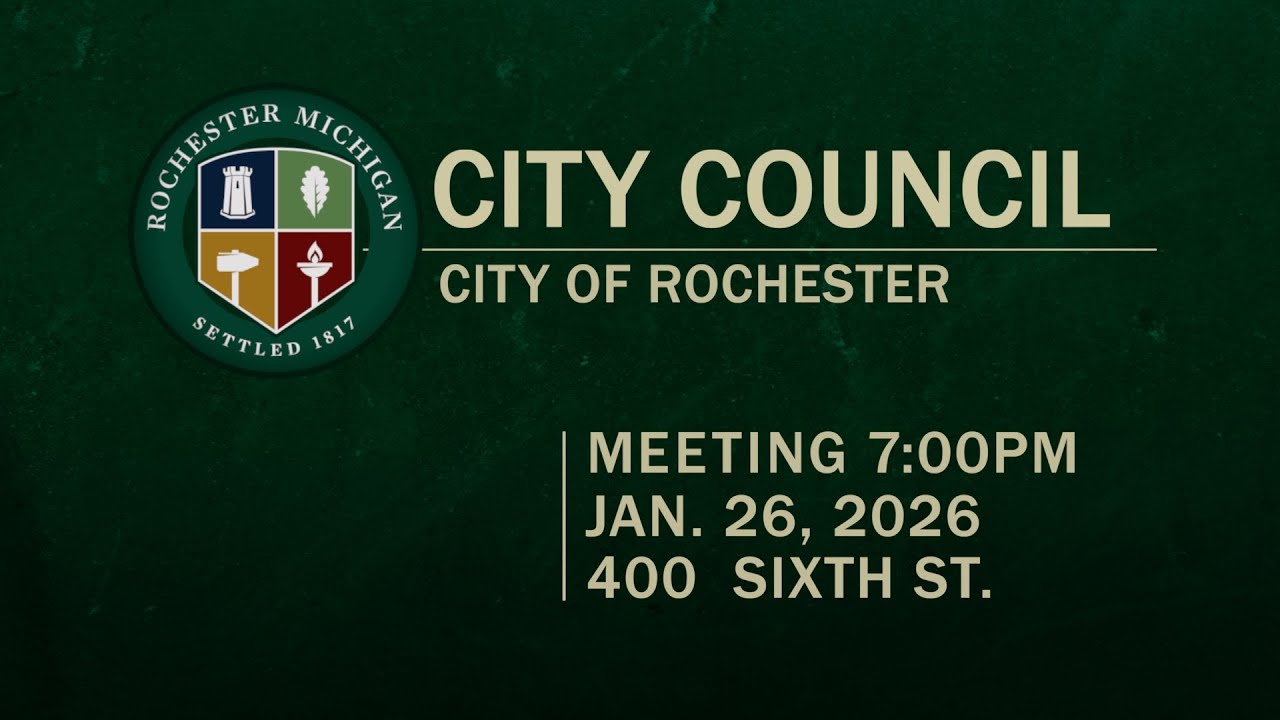 Rochester City Council Meeting - Jan. 26, 2026