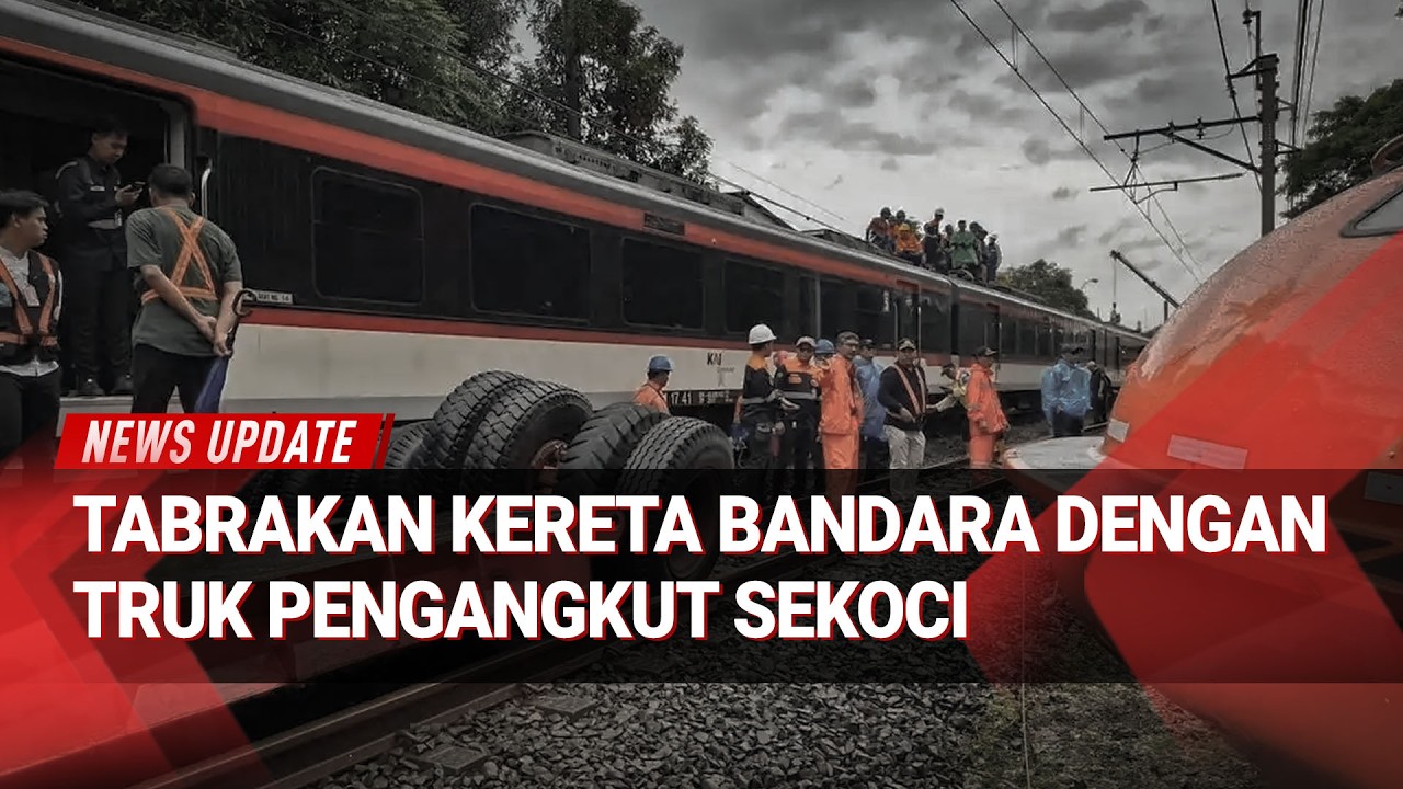 Kereta Menuju Soekarno-Hatta Tabrak Kontainer, Polisi Pastikan Nihil Korban