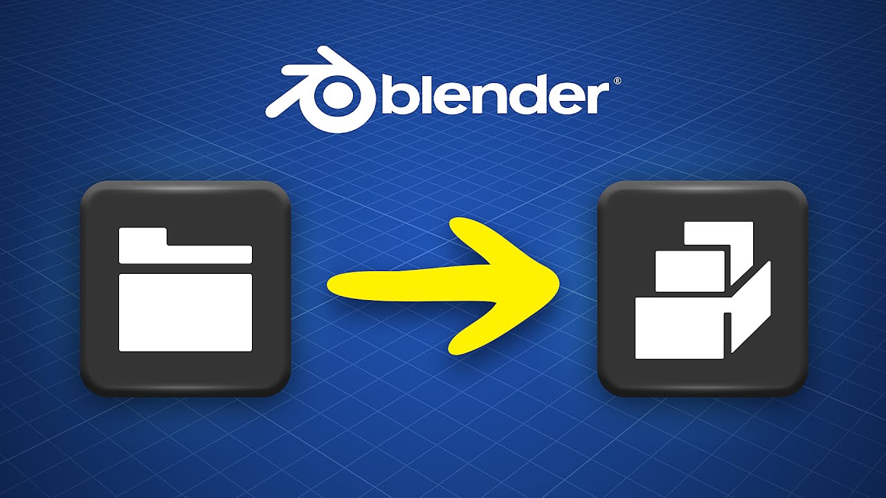 Упаковка текстур в Blender
