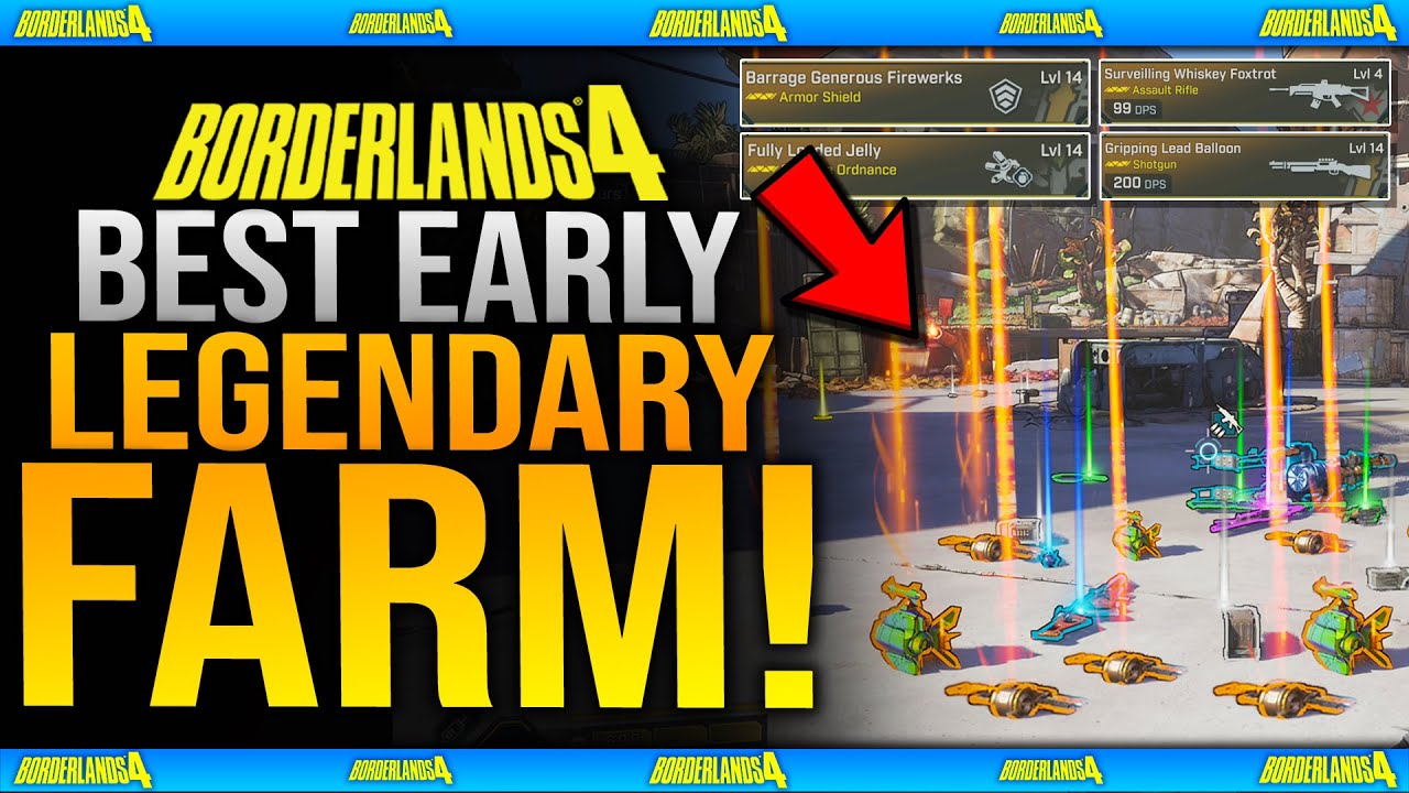 Borderlands 4 Best EARLY LEGENDARY LOOT Farm Guide - Easy High Power Gear, XP & Legendaries