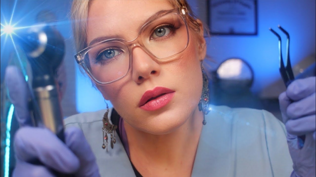 ASMR Medically Accurate Exam you FEEL in your Ears & Beneath the Skin, Up close Ear to Ear Whispers