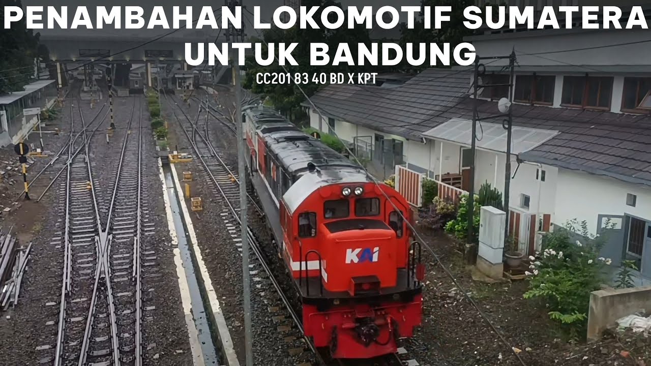 KEDATANGAN LOKOMOTIF DARI DIVRE 3 KERTAPATI KE DAOP 2 BANDUNG
