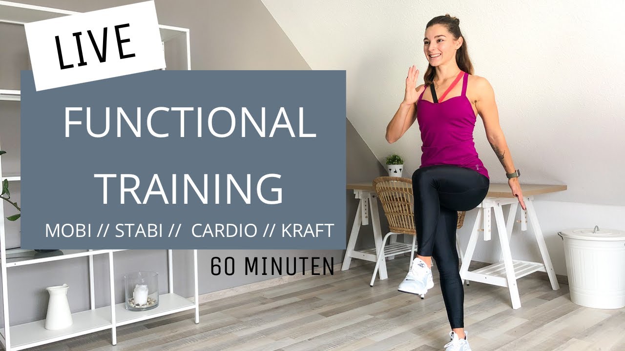 LIVE - Functional Training // Mobilität - Stabilität - Cardio - Kraft // 60 Min. // 18.11.20