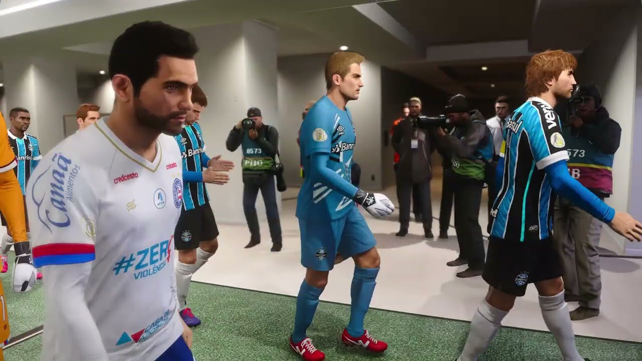 eFootball PES 2021 - Gremio VS Bahia - Brazilian Commentary - Gameplay