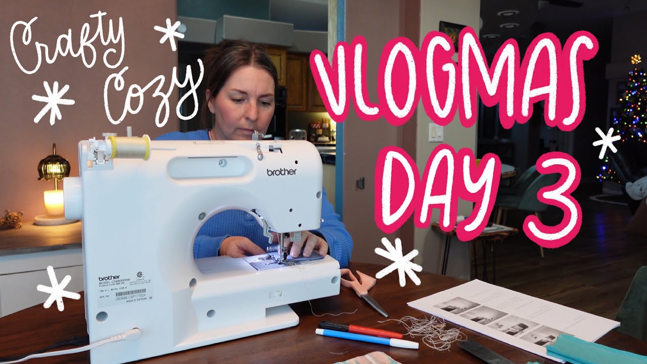 Sewing Christmas Gifts (And it's a bit of a struggle) | Realistic Sewing Vlog