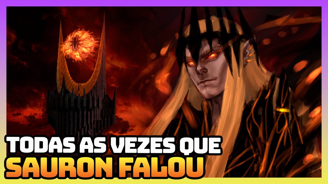 SAURON TEM ALGUM DIÁLOGO EM 'O SENHOR DOS ANÉIS'?