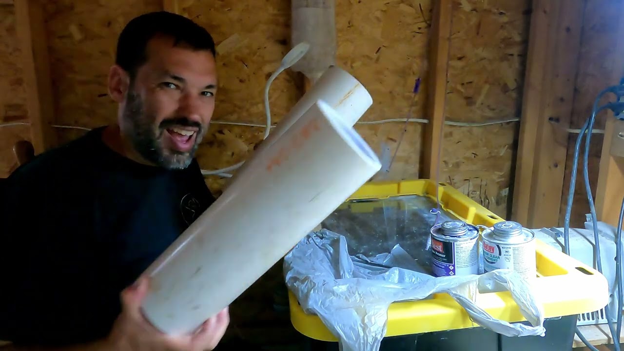 DIY Rotary Tumbler Barrels Made From PVC Pipe.