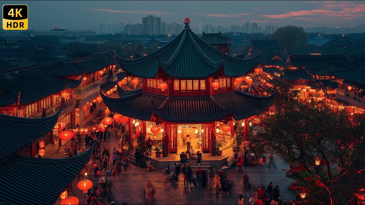 [4K] 漫步南京夫子廟｜感受南京不夜城的魅力