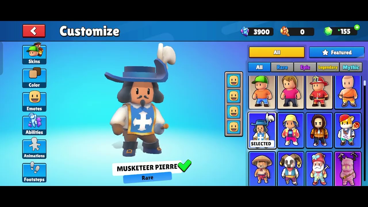 First vedio of game stamble guys