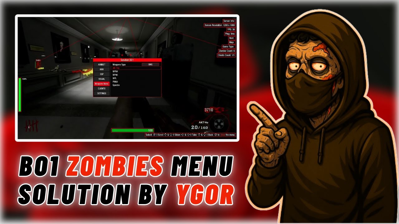 COD BO1 New! Zombies SPRX Menu Solution By YgorRB For HEN & CFW