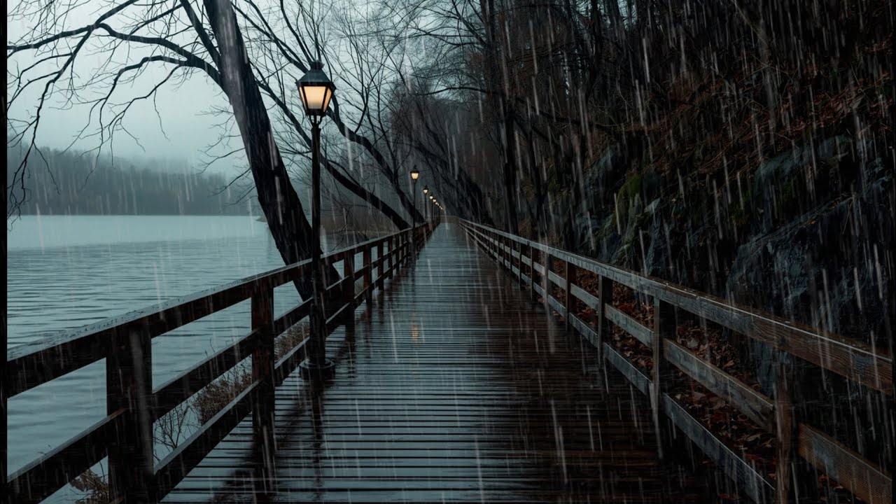 Heavy Rain Sounds for Sleep — Fall Asleep Instantly & Enjoy Deep Relaxation