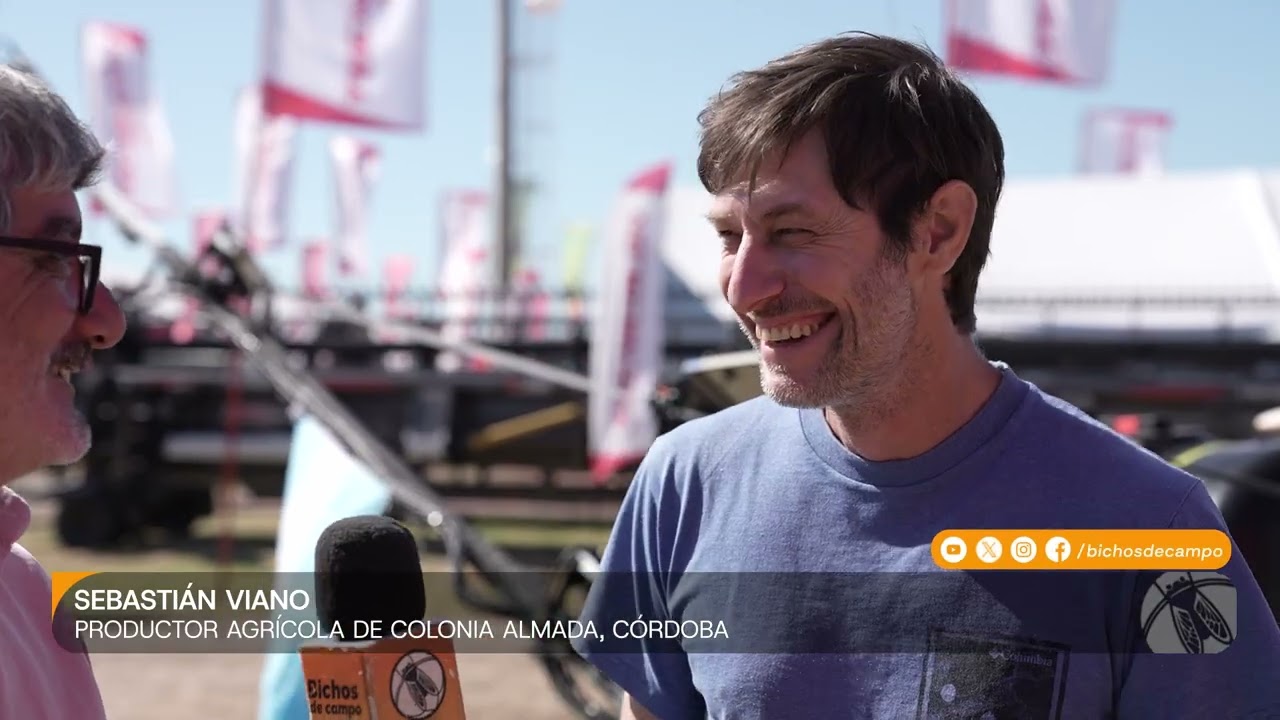 Sebastián Viano, Productor agrícola de Colonia Almada, Córdoba