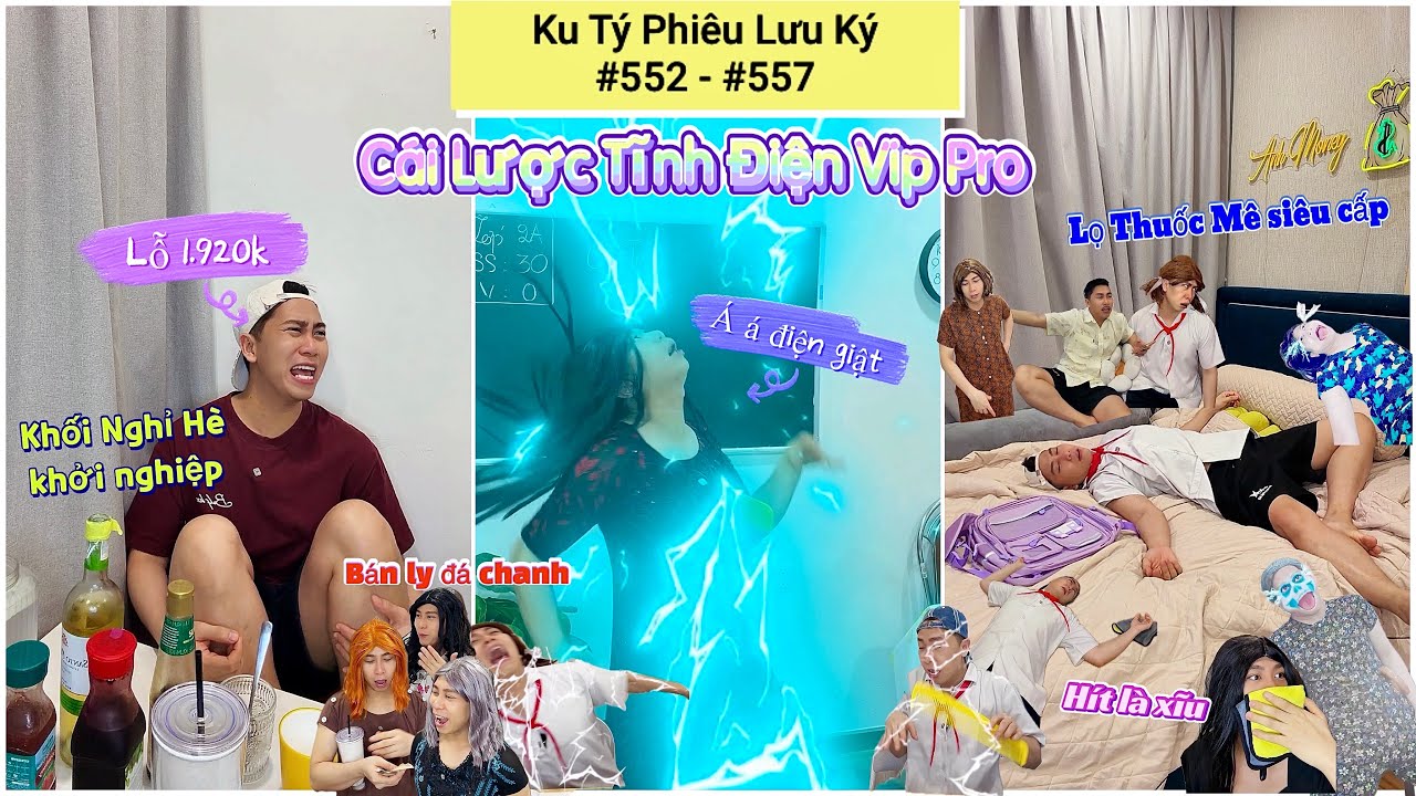 Ku Ty&rsquo;s Adventures #552 - #557 (YouTube Shorts Compilation): Static Electricity, Sleeping Pills, ...