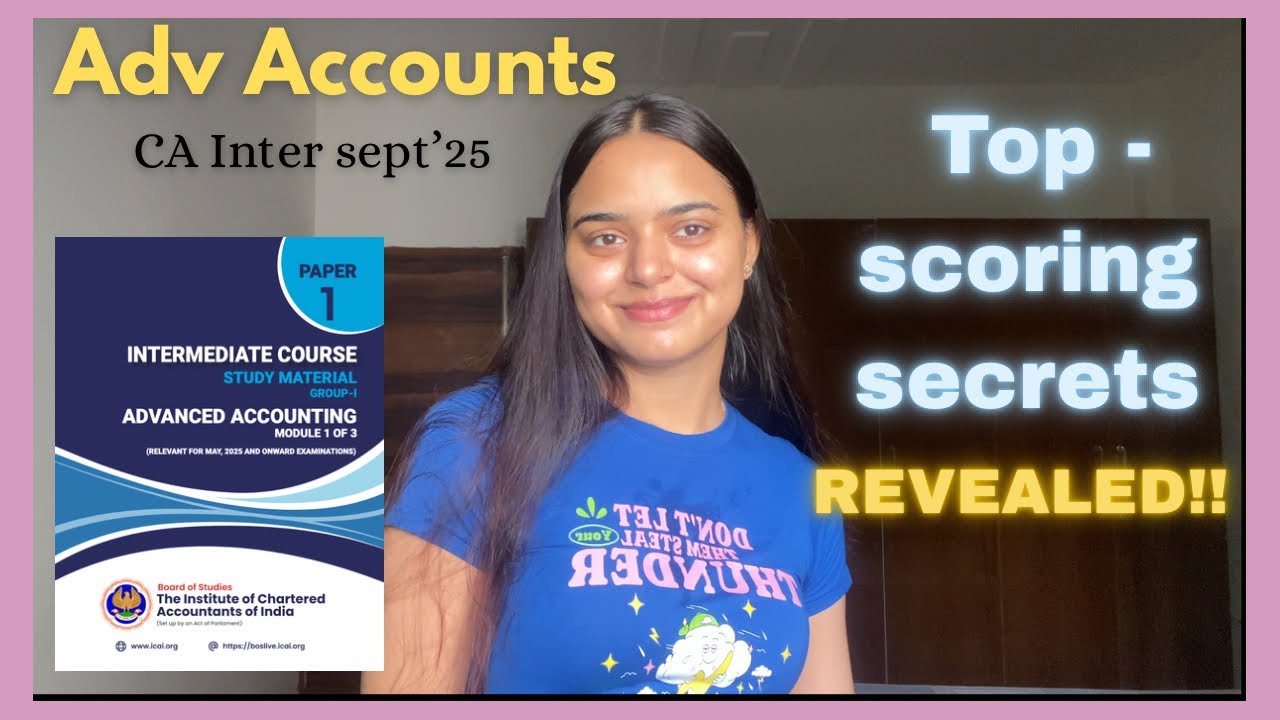 Avoid THESE Mistakes in Advanced Accounts || CA Intermediate || September’25 || Group 1