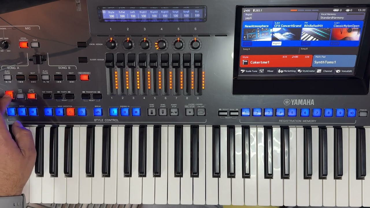 YAMAHA SX920 VE SX720 İÇİN A5000 RİTİMLERİ