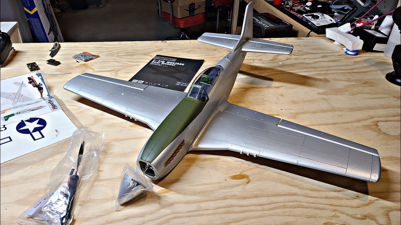 Programing the Spektrum AR630 in My New FlightLine RC P-51D Mustang!