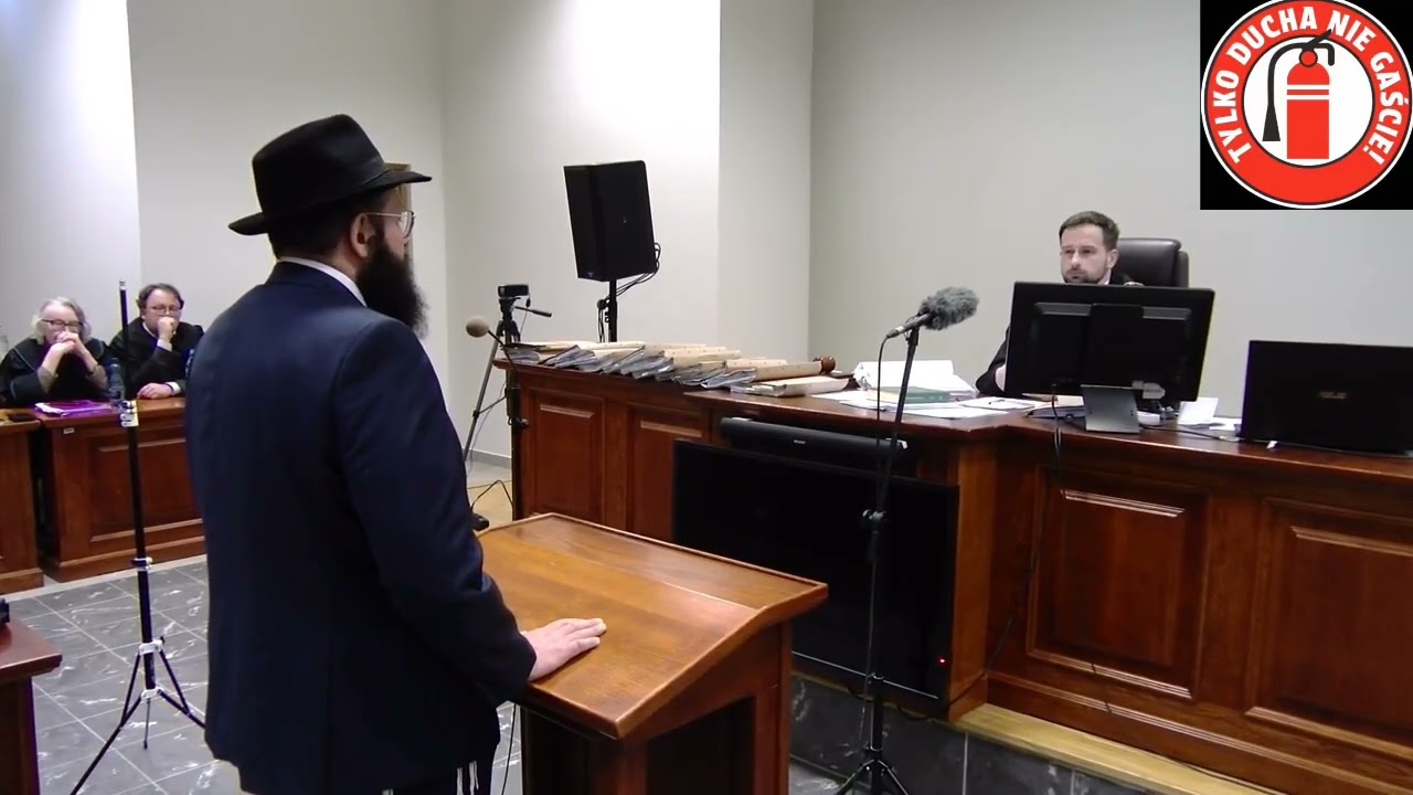 Zeznania Rabin Szalom Ber Stambler w sprawie Grzegorza Brauna 13.03.2026