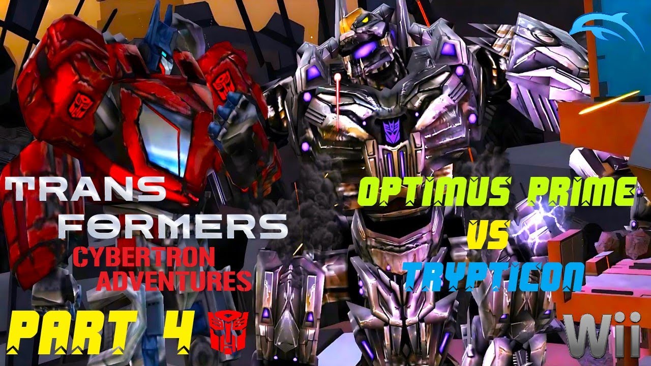 Transformers: Cybertron Adventures Optimus vs Trypticon Wii Gameplay Part 4 (Dolphin Wii Emulator)