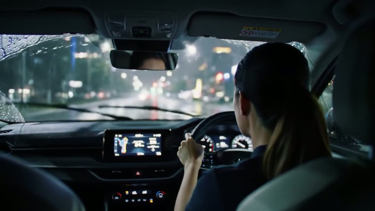 Boring Night Rain Driving - Dark Screen Car & Wiper Sounds for Relaxation