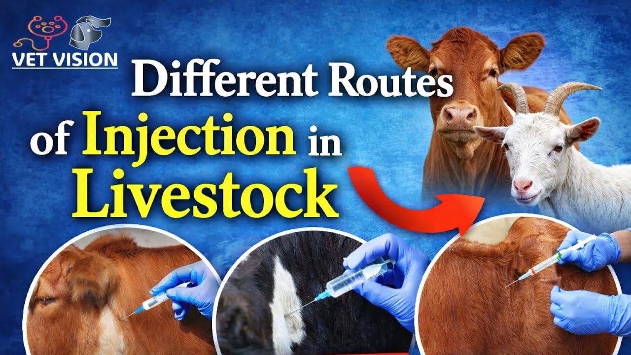 3 Major Injection Routes in Animals💉 | Vet Vision🐾