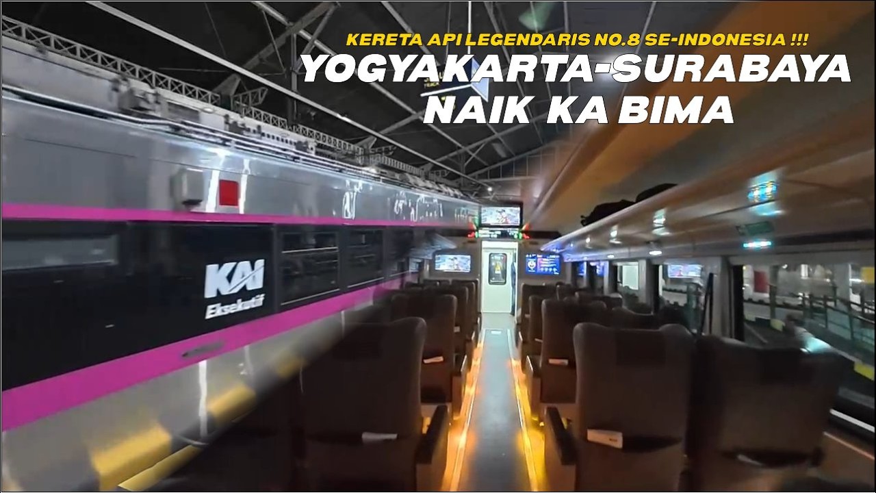 Kereta Legendaris Tengah Malam | KA Bima(8) Yogyakarta(YK)–Surabaya Gubeng(SGU)