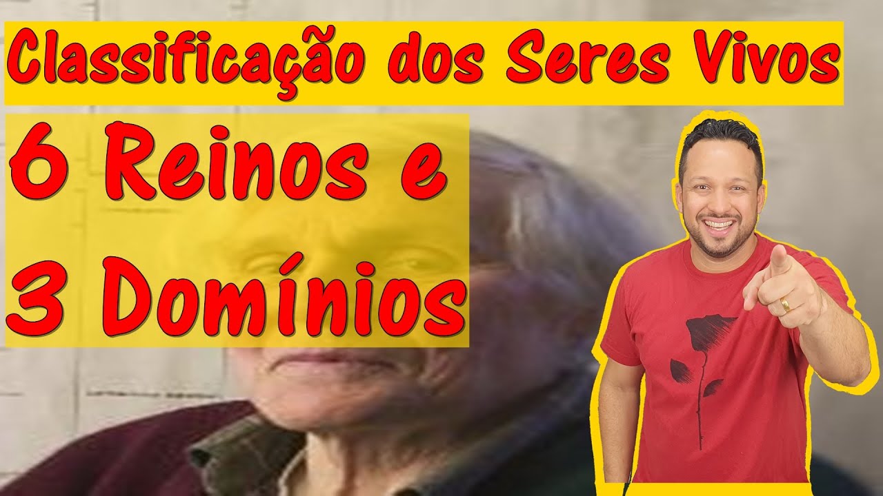 Sistema dos 6 Reinos e 3 Domínios (Carl Woese) - Classificação dos Seres Vivos - Taxonomia