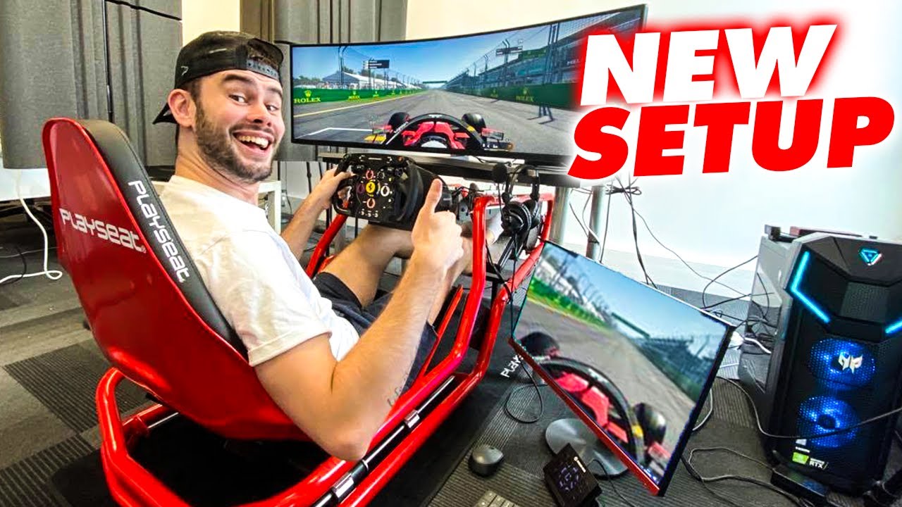 MON TOUT NOUVEAU SETUP SIMULATION F1 !