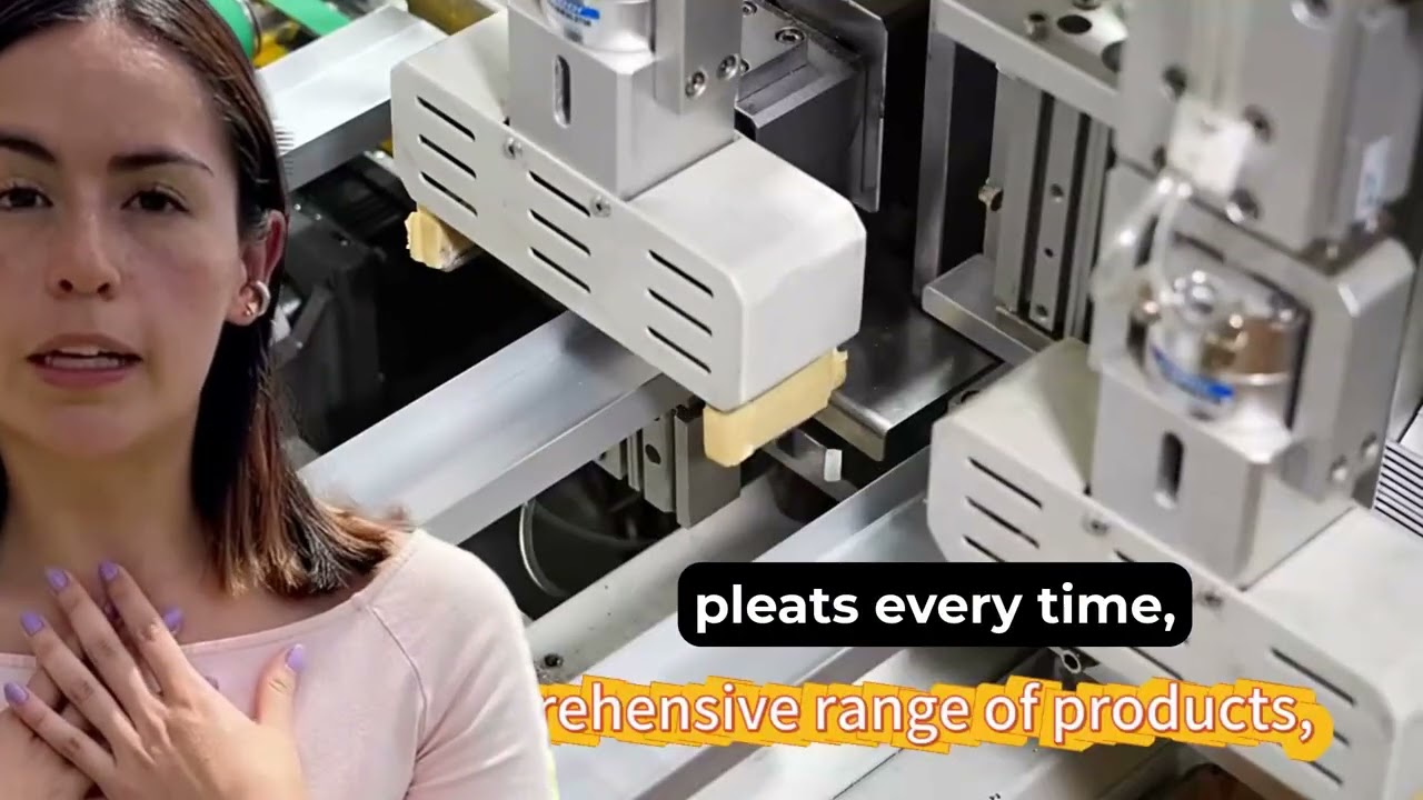 Production Line Automatic Air Hepa Filter Making Testing Machine Knife Mini Pleating Machine